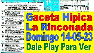 DESCARGUE GACETA HÍPICA 140523  LA RINCONADA [upl. by Shah667]