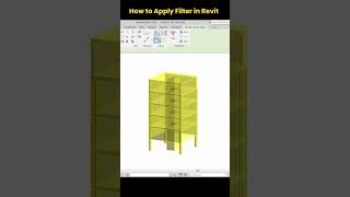 How to Apply Filter in Revit shorts [upl. by Droffig]