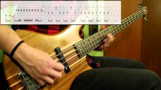 Spacehog  In The Meantime Bass Cover Play Along Tabs In Video [upl. by Recnal]