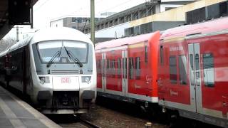 Einfahrt des InterCity IC 2046 aus Leipzig und der S Bahn S3 aus Hildesheim [upl. by Virgilia]