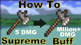 How To Supreme buff Weapons in Modded Terraria [upl. by Plato]