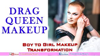 Transformations a stunning collection of drag queen makeover photos  drag queen makeup  dragqueen [upl. by Denzil178]