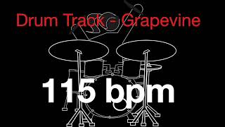 115 bpm  Drum Beat  Grapevine [upl. by Sucam]