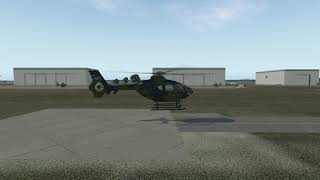 Flight training in ETHB Bückeburg  EC135 V5 Rotorsim  XPlane 1155  Vulkan [upl. by Galasyn]