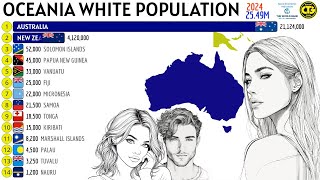 The Oceania Countries With the Highest White Population [upl. by Mclain]