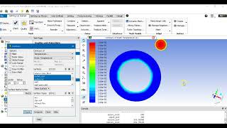 heat exchanger of double tube using ANSYS FLUENT  geometry meshing and draw the results [upl. by Burget]