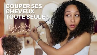 💇🏽‍♀️ COUPER SES CHEVEUX SEULE POUR PLUS DE VOLUME avantaprès  OCEANECBST [upl. by Thorman]