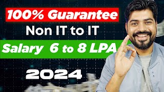 Get 100 guaranteed shift from Non IT to IT by 2024 No Coding No Experience Salary 6 LPA [upl. by Nicram]