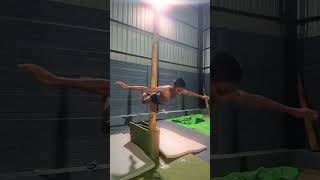 DEFYING GRAVITY Mastering the Back Thigh Catch in Mallakhamb  Fitness Motivation [upl. by Elda100]