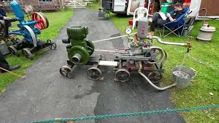 Stationary Engines at Amberley Museum Autumn Gathering 2024 [upl. by Dnalsor]