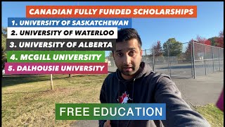 Canadian Universities Offering Fully Funded Scholarships For International Students In 2023 [upl. by Ahseikal]