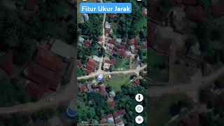 Fitur Alat Ukur Jarak pada Aplikasi Google Earth googleearth petaoffline mapping [upl. by Aerdnua]