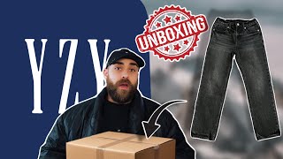 YEEZY GAP UNBOXING  YGEBB 5 Pocket Denim Jeans REVIEW  SIZING [upl. by Allisurd718]