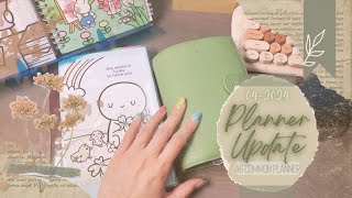 🎀 April 2024 Planner Update  A6 Common Planner [upl. by Dusa]