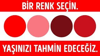 ZİHİNSEL YAŞINIZI ORTAYA ÇIKARACAK BİR RENK TESTİ [upl. by Jayne]