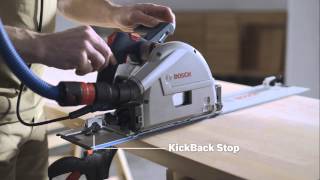 Bosch GKT 55 GCE Professional Plunge Saw [upl. by Gael989]