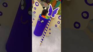 Easy amp beautiful Pencil decoration idea pencil shorts [upl. by Atilrahc]