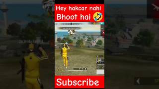 Hey hacker nahi hey bhoot hai 😂 freefireshorts shortfeed ytshorts foryou amitbhai ffshorts [upl. by Faustine348]