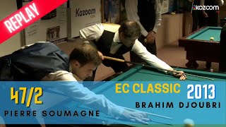 EC 2013 Balkline 472 Brahim DJOUBRI vs Pierre SOUMAGNE [upl. by Carlie690]