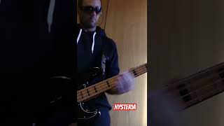 Muse  Hysteria Bass Cover  Iconic Bass Line muse hysteria iconicbasslines basscovers [upl. by Berte]