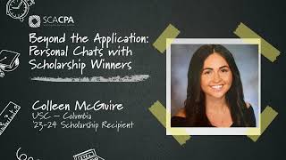 Beyond the Application Meet Colleen McGuire  A Journey into Accounting [upl. by Herodias]