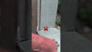 corner welding technique on thin metal tubes weldingtipsandtricks shots [upl. by Neerroc]