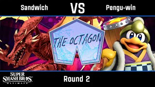 Sandwich Ridley vs Penguwin King Dedede  Ultimate Round 2  Octagon 88 [upl. by Harriette]