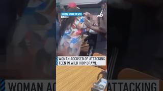 Woman attacks 14year old sparking massive brawl at IHOP [upl. by Nalhsa]