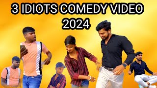 3 IDIOTS PART 2  New Comedy Video 2024  Starking772 [upl. by Esenaj536]