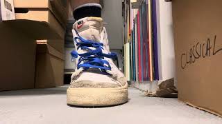 Boxing Up Stuff At My Storage Unit Wearing Very Trashed and Wrecked Nike Blazer Mid 77 Shoes 1 [upl. by Antoinette]