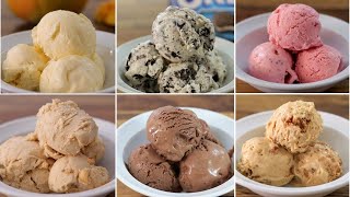 7 Easy Homemade Ice Cream Recipes No Ice Cream Machine [upl. by Aihsitan]