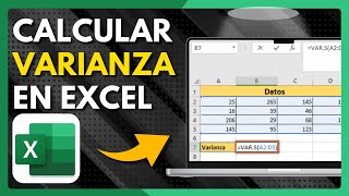 Cómo Calcular la VARIANZA en EXCEL✅Cómo Analizar Datos Precisos [upl. by Nomit67]