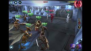 SWGOH TW Geonosian Poggle Omicron vs First Order [upl. by Giles674]