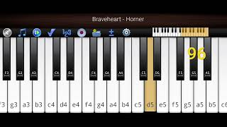 Braveheart  Horner by Piano 🎹 [upl. by Ahsiekel]