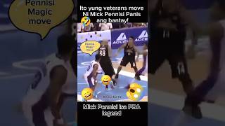 Mick Pennisi isa sa PBA legend na may veterans move shortsfeed youtubeshorts shorts shortsviral [upl. by Atimad]