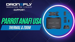 Parrot ANAFI USA  Thermal and Zoom  DRONEFLY SUPPORT [upl. by Lilybel]