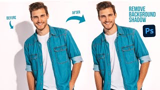 How to Remove Background Shadow Instantly in Photoshop 2023 amp 2024 [upl. by Rina19]