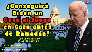 ¿Conseguirá Biden un Cese al fuego en Gaza antes de Ramadán  Alfredo Jalife  Radar Geopolitico [upl. by Maisel]