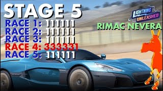 Real Racing 3 RR3 Lightning Unleashed Rimac Nevera Stage 5 Bleh [upl. by Ardnaed]