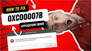 How to Fix Application Error 0xc00007b in Windows Complete Guide [upl. by Innek]