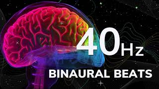 40 Hz Binaural Beats Concentration for Studying Super Intelligence Music improves memory [upl. by Eatnohs313]