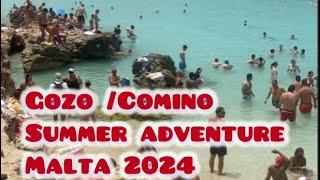 Summer adventure malta  Gożo Comino malta 2024 [upl. by Teddy]