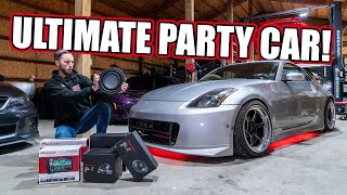 Installing an EPIC Sound System in my Nissan 350Z Drift Car 4K [upl. by Dorrehs879]