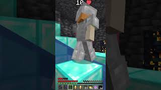 Invis raiding a Minecraft base minecraft gaming [upl. by Yerffoej]