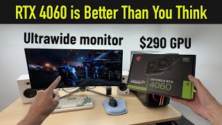 What if we use RTX 4060 to game on Ultrawide 1440p monitor 3440x1440 [upl. by Mairb837]