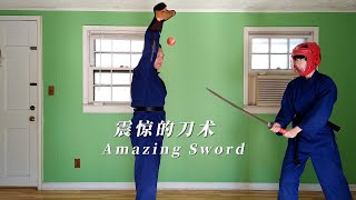 Shocking swordsmanship This student can hit falling objects with a sword like lightning [upl. by Slen641]