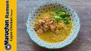 Maruchan Ramen Noodle Soup Cajun Chicken Flavor – USA — Instant Noodle Recipe Time — EP 2293 [upl. by Rosenthal]