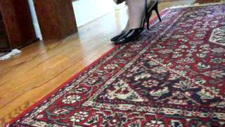 my Colinstuart halter slingbacks heel slipping 20Jan12mov [upl. by Calley]