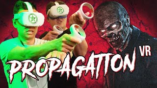 Lets Play Propagation VR  Fighting Zombies in VR [upl. by Nosyk]