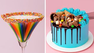 How to Create Stunning Colorful Cakes  Rainbow Cake Decorating Ideas to Impress Your Guests [upl. by Acinomal]